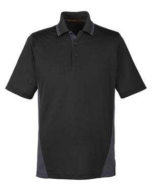 Men's Flash Snag Protection Plus IL Colorblock Polo - Black/Dk Charcl