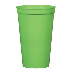 22 Oz. Big Game Stadium Cup - Neon Green