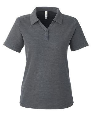 Ladies' Fusion ChromaSoft™ Pique Polo - Carbon Heather