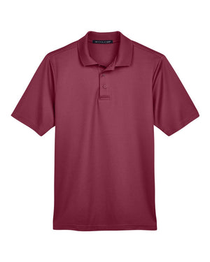 Devon & Jones CrownLux Performance™ Men's Plaited Polo - Burgundy