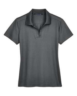 Devon & Jones CrownLux Performance™ Ladies' Plaited Polo - Graphite