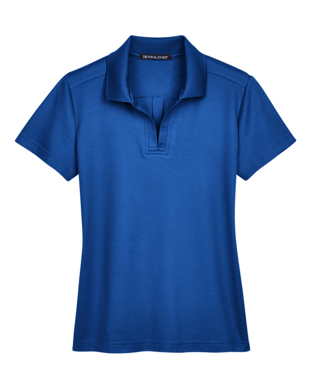 Devon & Jones CrownLux Performance™ Ladies' Plaited Polo - True Royal