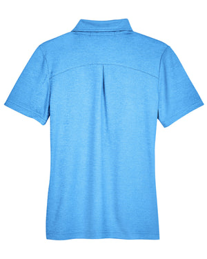 Devon & Jones CrownLux Performance® Ladies' Address Melange Polo - Back