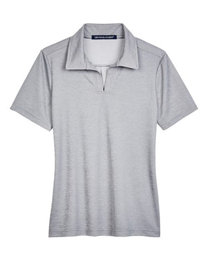 Devon & Jones CrownLux Performance® Ladies' Address Melange Polo - Grey Melange