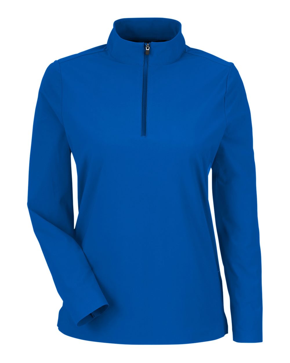 Devon & Jones CrownLux Performance® Ladies' Windsor Welded Quarter-Zip - French Blue