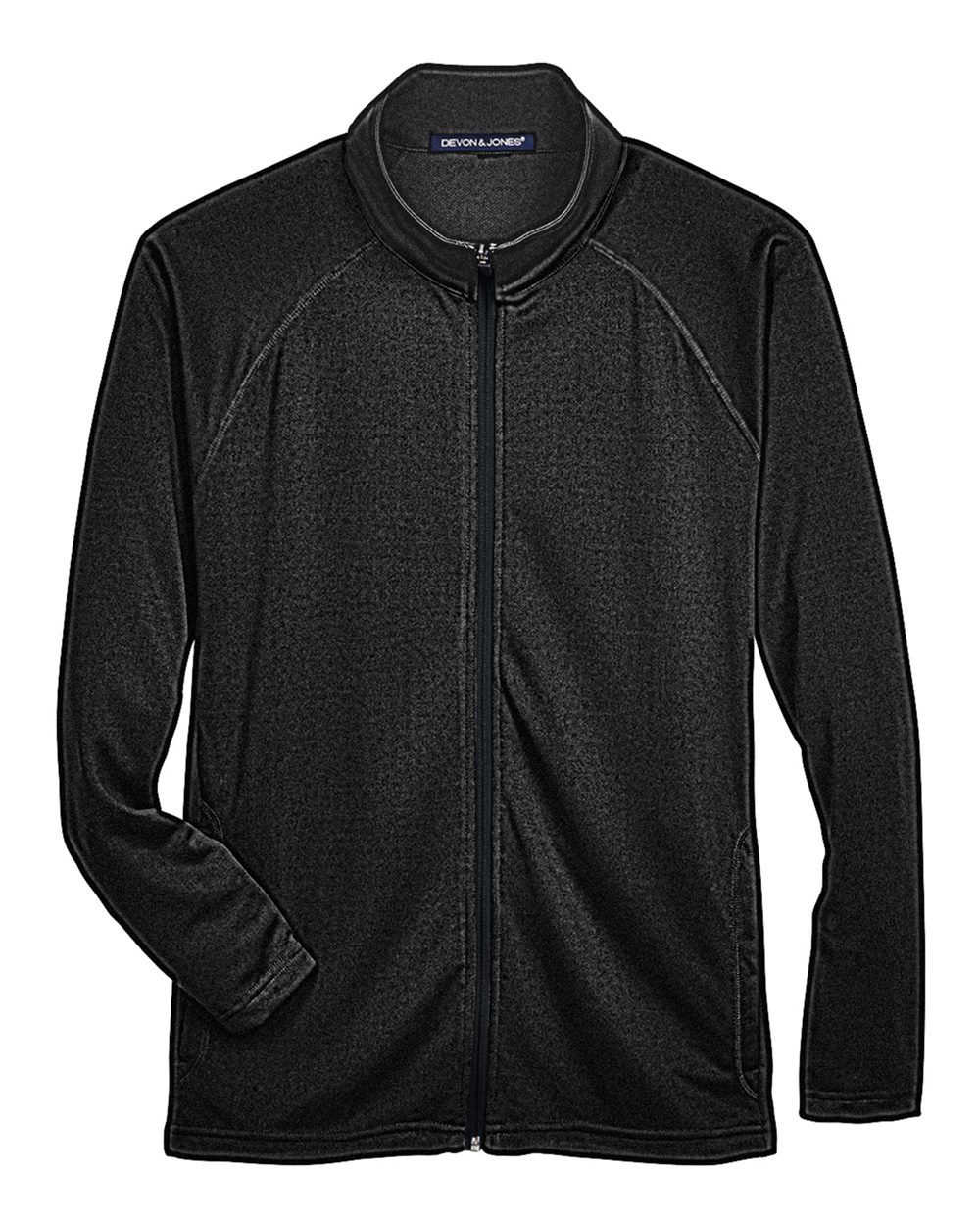 Devon & Jones Men's Stretch Tech-Shell® Compass Full-Zip - Black