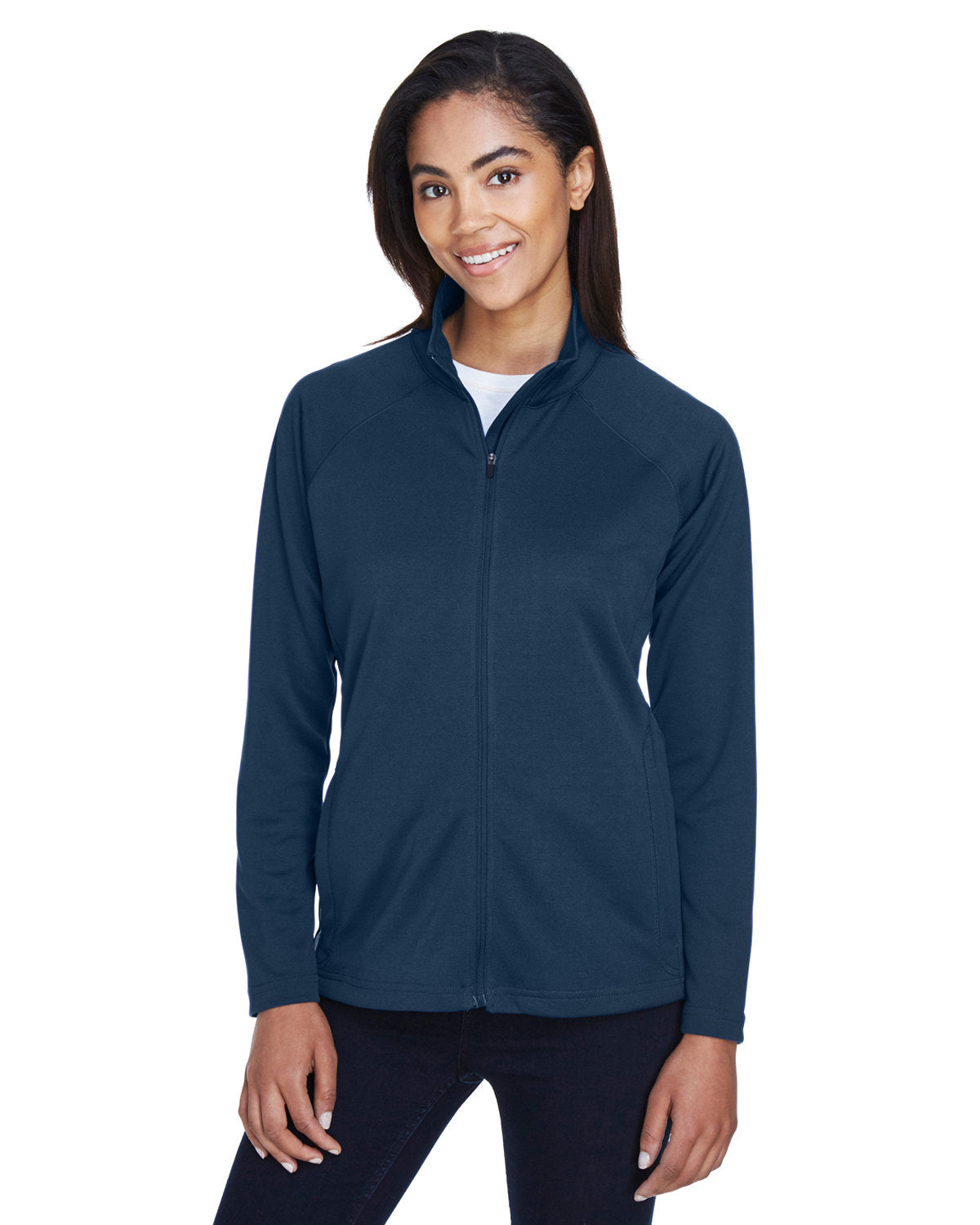 Devon & Jones Ladies' Stretch Tech-Shell® Compass Full-Zip - Zip