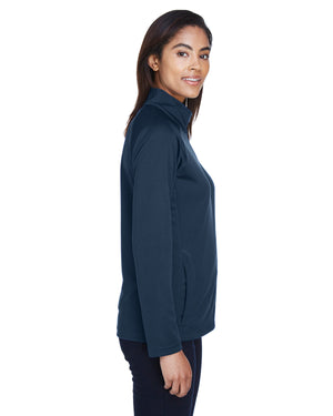 Devon & Jones Ladies' Stretch Tech-Shell® Compass Full-Zip - Side