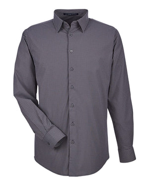 Devon & Jones CrownLux Performance® Men's Tonal Mini Check Woven Shirt