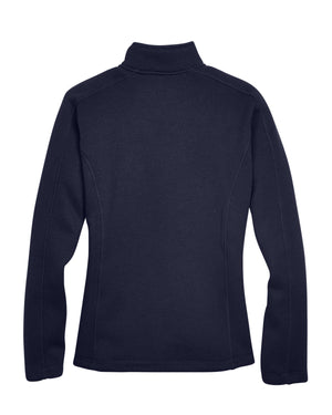 Devon & Jones Ladies' Bristol Full-Zip Sweater Fleece Jacket - Back