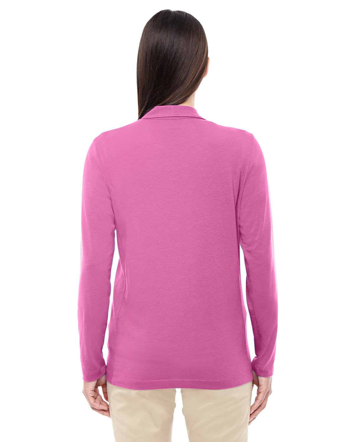 Devon & Jones Ladies' Perfect Fit™ Shawl Collar Cardigan - Back