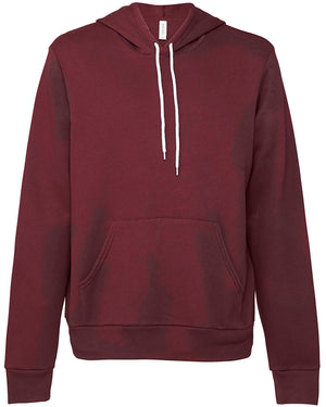 Unisex Sponge Fleece Pullover Hoodie - Maroon