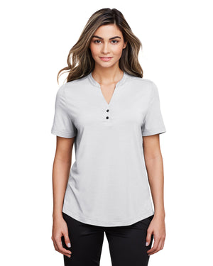 Ladies' Jaq Snap-Up Stretch Performance Polo - Platinum
