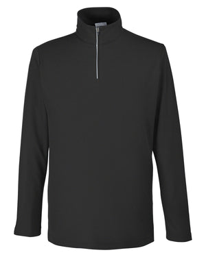 Men's Fusion ChromaSoft™ Pique Quarter-Zip - Black
