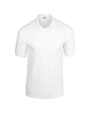 Gildan Adult Jersey Polo - White