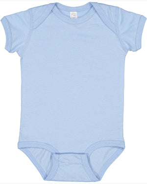 Infant Fine Jersey Bodysuit - Light Blue