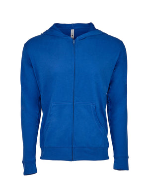 Adult Sueded Full-Zip Hoody - Royal
