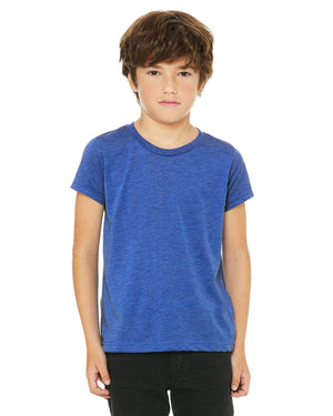 Youth Triblend Short-Sleeve T-Shirt - Tr Royal Triblnd