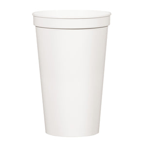 22 Oz. Big Game Stadium Cup - White