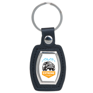 Suburban Domed Key Tag - White