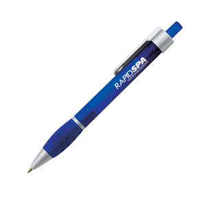 Falcon Plastic Click-Action Ballpoint Promotional Pen - Blue