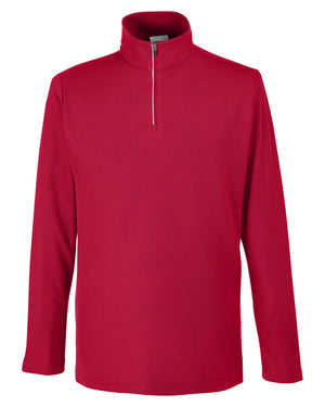 Men's Fusion ChromaSoft™ Pique Quarter-Zip - Classic Red