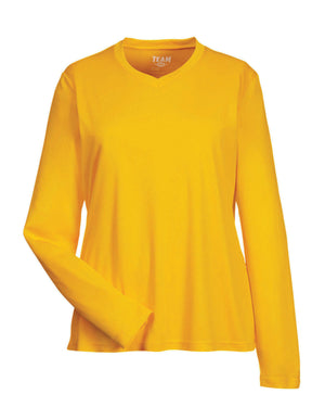 Ladies' Zone Performance Long-Sleeve T-Shirt - Sp Athletic Gold
