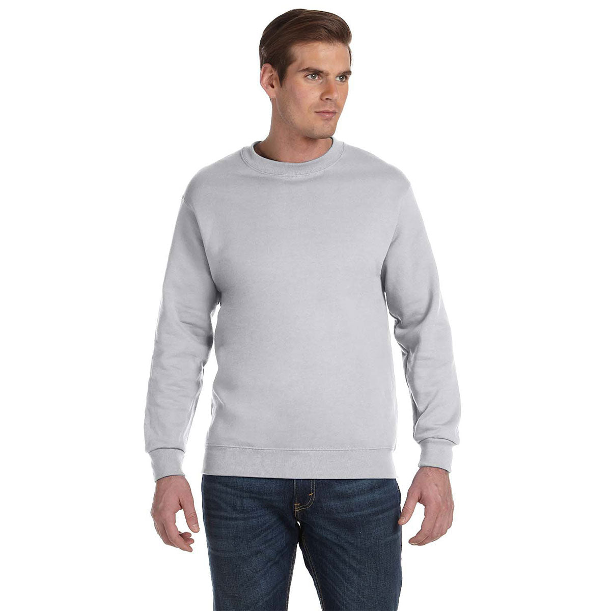 Gildan Dry Blend® 15 oz. Fleece Crew - Ash