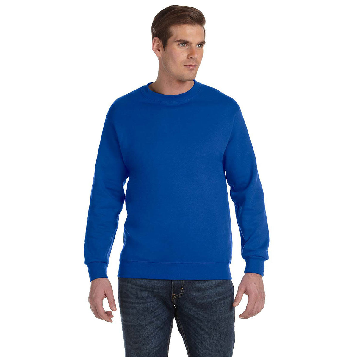 Gildan Dry Blend® 15 oz. Fleece Crew - Royal