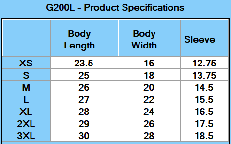 Gildan Ladies' Ultra Cotton® T-Shirt - Specs