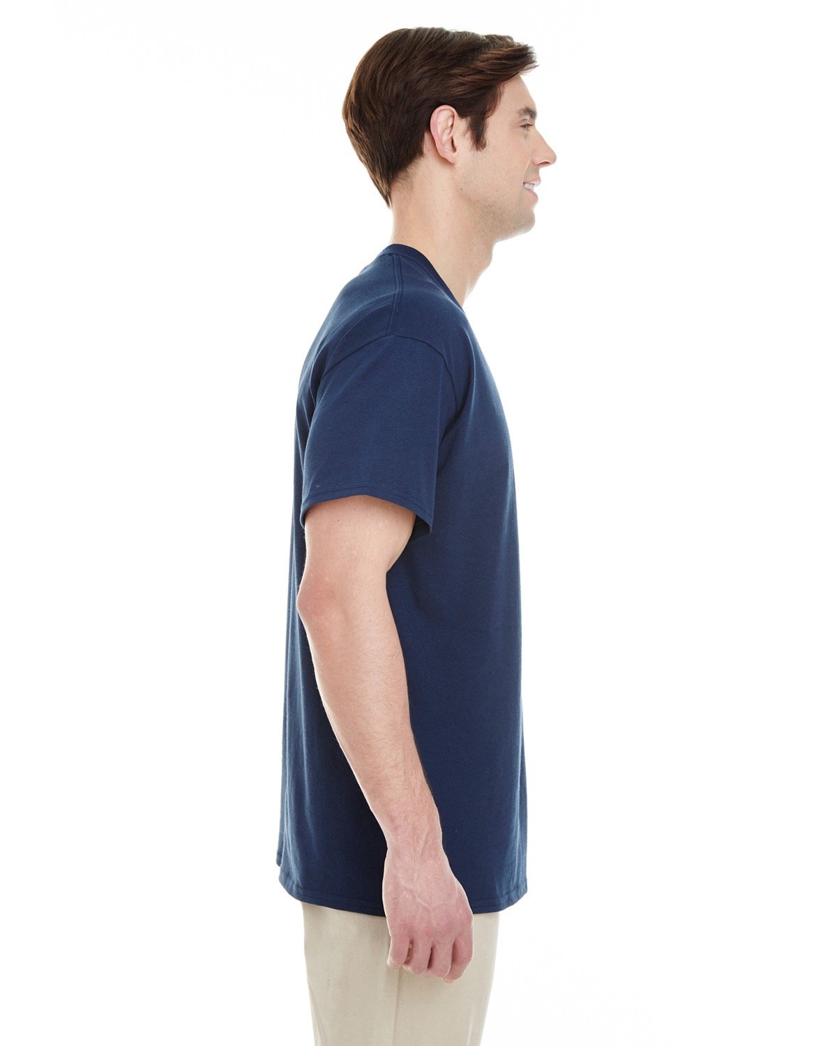 Gildan Unisex Heavy Cotton Pocket T-Shirt - Side