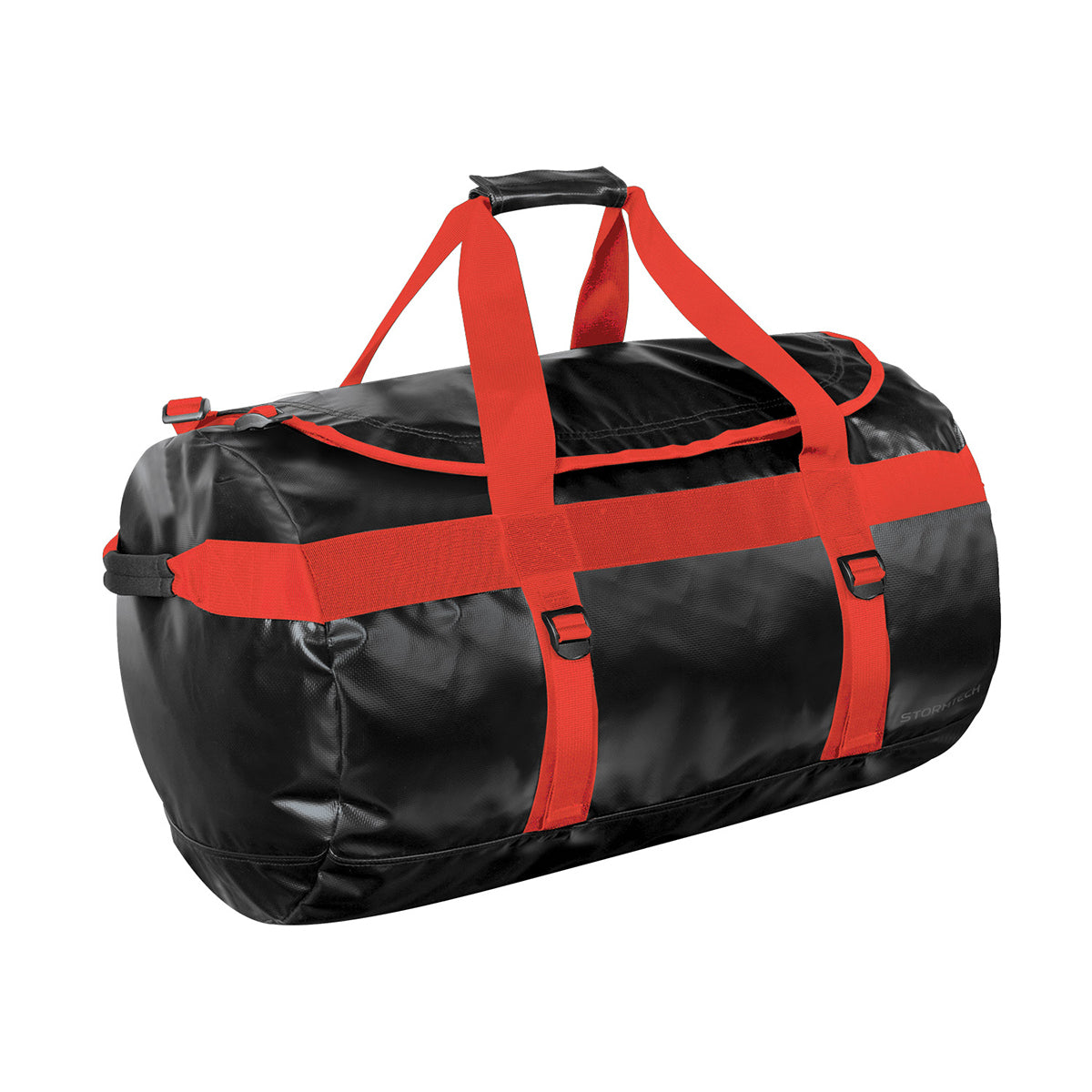 StormTech Atlantis Waterproof Gear Bag (M) - Black/Bright Red