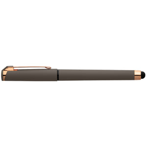 Islander Softy Rose Gold Gel Pen w/ Stylus - Gray