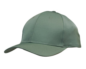 6 Panel Premium Pioneer Sports Twill - Olive