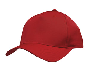 5 Panel Premium Pioneer Sports Twill - Red