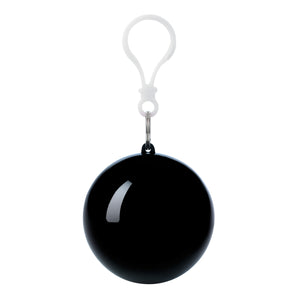 Poncho Ball Key Chain - Black