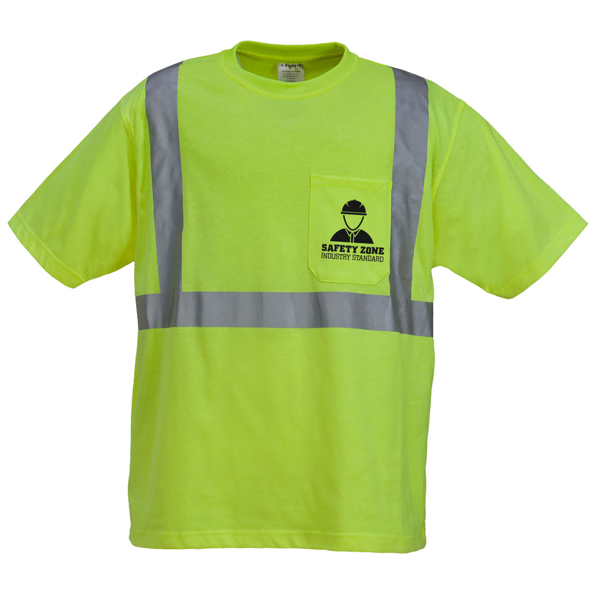 High Visibility Poly-Cotton Jersey T-Shirt with Pocket - CM5022