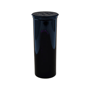 14 Gram Squeezetop Child-Resistant Vial/Container - Black