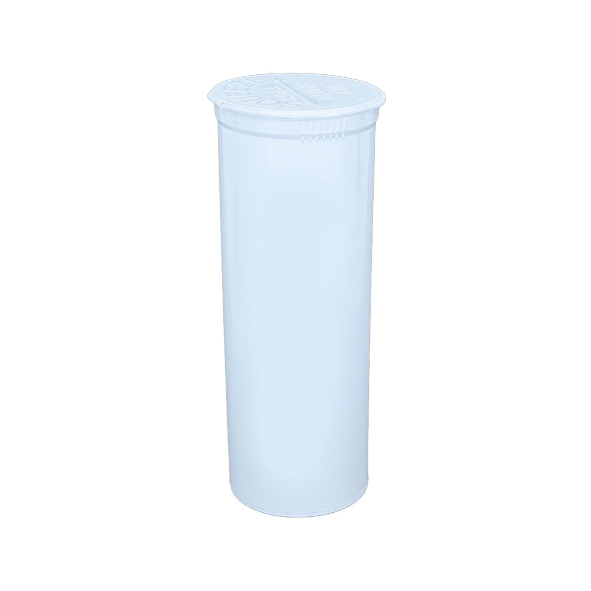 14 Gram Squeezetop Child-Resistant Vial/Container - White