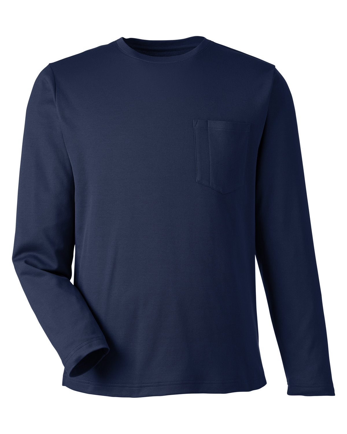 Harriton Unisex Charge Snag and Soil Protect Long-Sleeve T-Shirt - Dark Navy