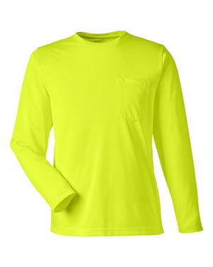 Harriton Unisex Charge Snag and Soil Protect Long-Sleeve T-Shirt
