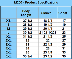 Harriton Men's 6 oz. Ringspun Cotton - Specs