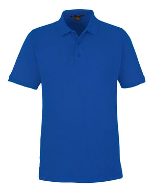 Harriton Men's Valiant Cotton Snag Protect Polo - True Royal