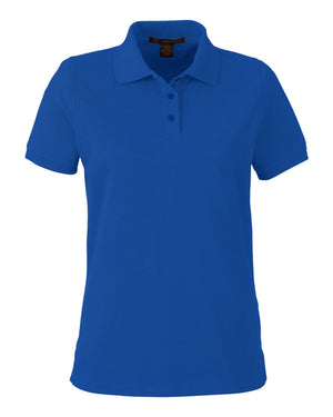 Harriton Ladies' Valiant Cotton Snag Protect Polo