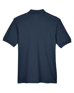 Harriton Men's Easy Blend™ Polo with Pocket - Back