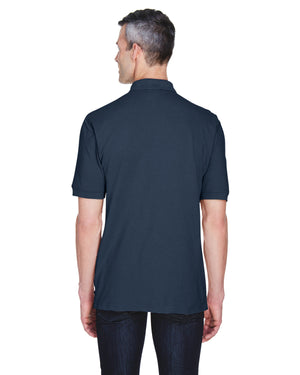 Harriton Men's Easy Blend™ Polo with Pocket - Back
