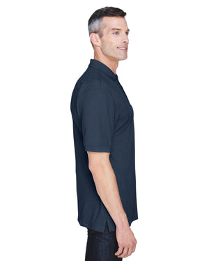 Harriton Men's Easy Blend™ Polo with Pocket - Side