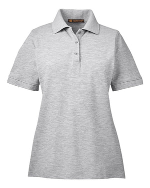 Harriton Ladies' 5.6 oz. Easy Blend - Grey Heather