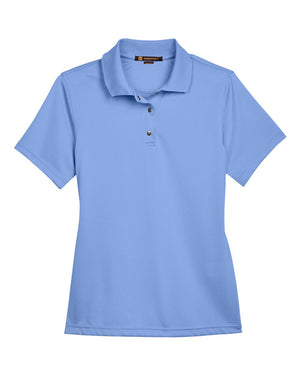 Harriton Ladies' Advantage Snag Protection Plus IL Snap Placket Polo - Industry Blue