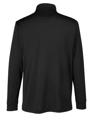 Harriton Men's Tall Advantage Long Sleeve Snag Protection Plus IL Polo - Back
